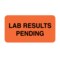 Nevs Label, Lab Results Pending 7/8" x 1-5/8" Orange w/Black VW-0053 - alternate 1
